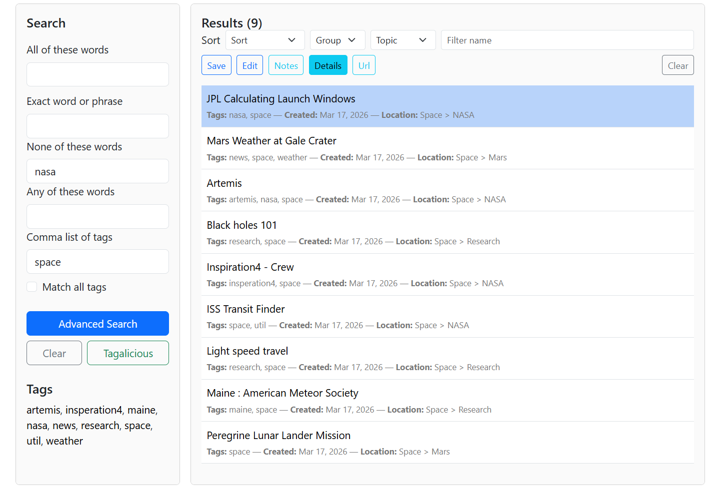 results
