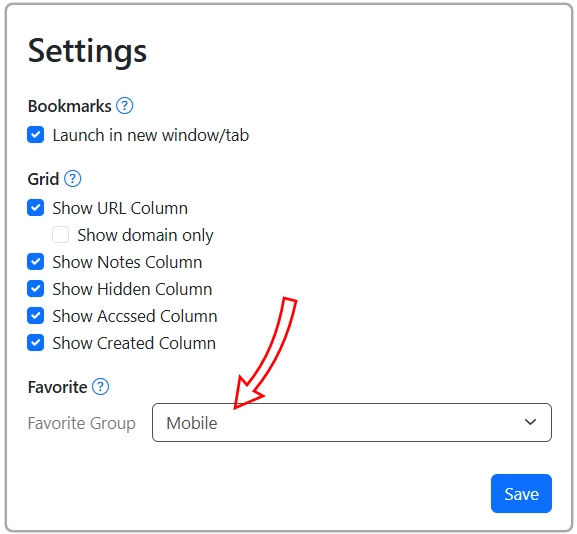 favorite-settings